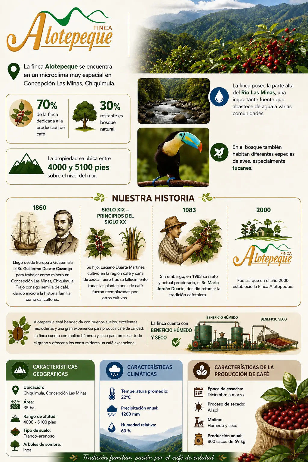 Infografía Finca Alotepeque